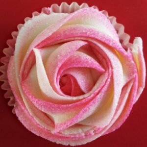 2D NOZZLE SILVER STAINLESS STEEL ROSE FLOWER