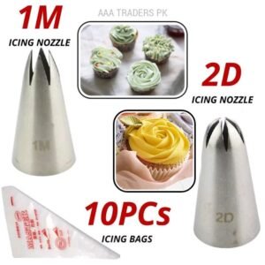 1M AND 2D NOZZLE STAINLESS STEEL 10PCS PIPING PAGE