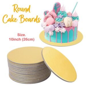 4PCS - 10 INCHES ROUND CAKE BOARDS