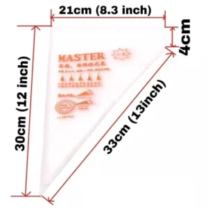 25PCS DISPOSABLE PIPING BAGS