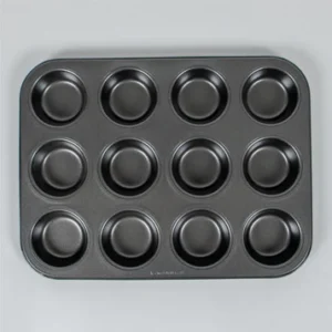 12CAVITY NON-STICK CUPCAKE TRAY