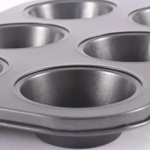 6CAVITY NON-STICK CUPCAKE TRAY