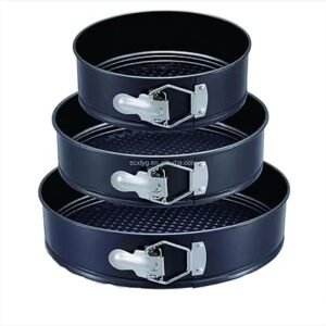 3PCS NON-STICK ROUND LOOSE BOTTOM SET