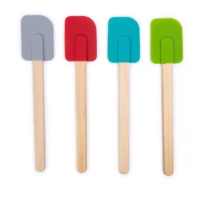 WOODEN HANDLE SILICON SPATULA